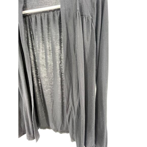 Splendid Black Open Front Cardigan Sweater Women's Size Small - Picture 3 of 6